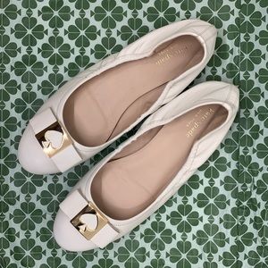 Kate Spade Maline ballet flat in Off-white, size 9.5